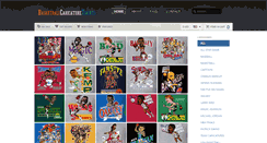 Desktop Screenshot of basketballcaricaturetshirts.com